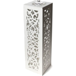 Colonne carrée arabesque lumineux blanc ht 1.10 location