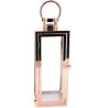 Lanterne carrée rose gold (40x14cm) location