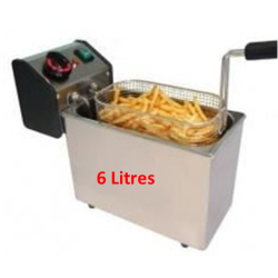 Friteuse pro à GAZ à poser 1 bac (8 litres) +tuyau + tête de raccordement location