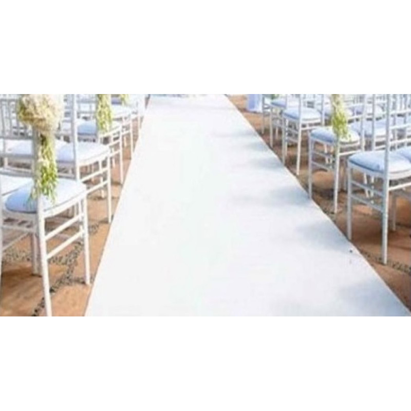 Vente de moquette blanc au mètre  x 1M de large VENTE
