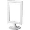 Tolsby blanc marque table (ht 21x lg 12CM location