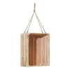 Caisse en bois déco nature  X 1piece 48 cm location