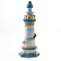 Phare en bois et corde déco...