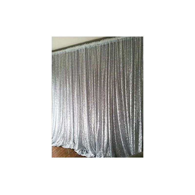 Rideaux sequin  ARGENT (Haut 3M Long 5 M) location