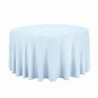 Nappe ronde polyester bleu ciel diam 290 location