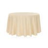 Nappe ronde polyester champagne /beige diam 290 location