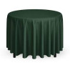 Nappe ronde polyester vert emmeraude diam 290 location