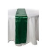 Chemin de table satin vert emmeraude long 2.75X30 CM location
