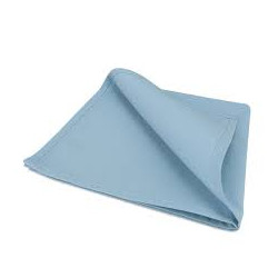 Serviette  tissus bleu ciel...