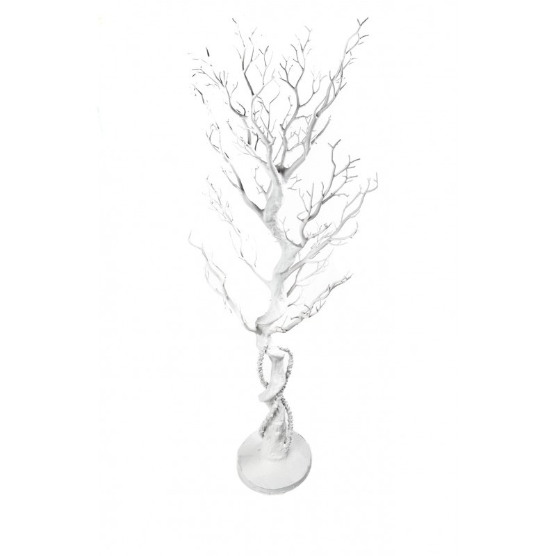 Arbre artificiel blanc haut 120 cm location