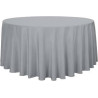 Nappe ronde polyester gris diam 290 location