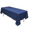Nappe rectangulaire bleu marine polyester 1.50x3m location