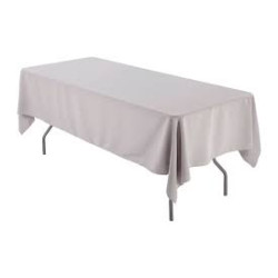 Nappe rectangulaire gris...