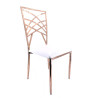 Chaises  TIFFANY rose gold  pour les mariés X1 location