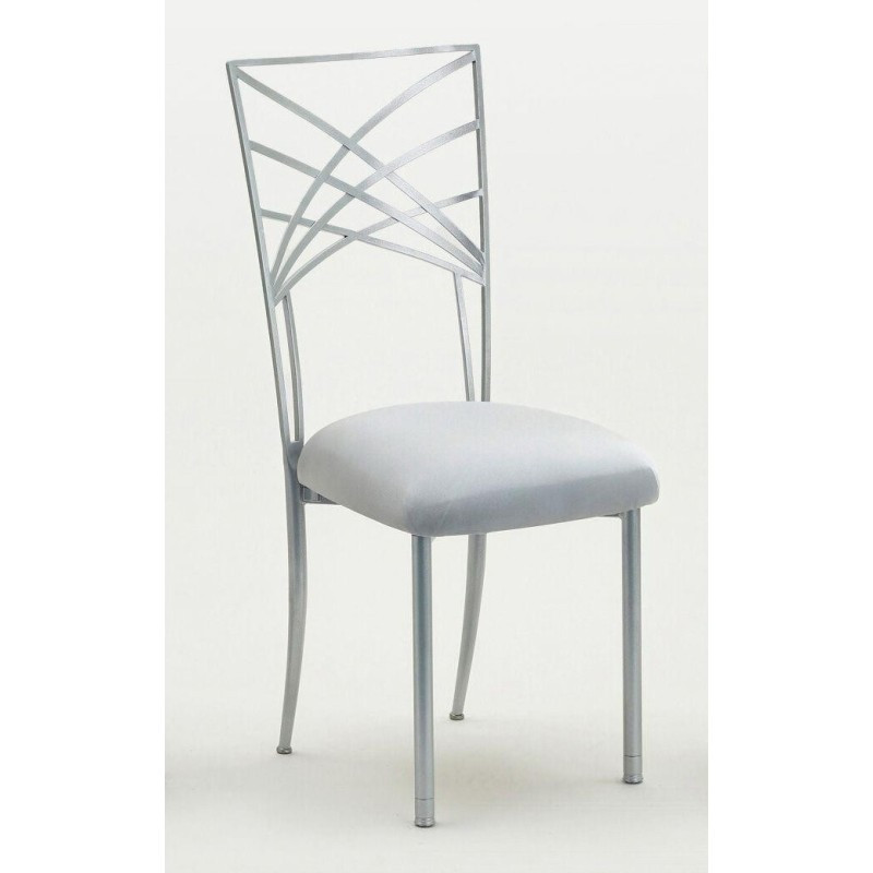 Chaises  TIFFANY argent  pour les mariés X1 location