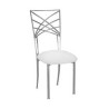 Chaises  TIFFANY argent  pour les mariés X1 location