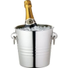 Seau à champagne inox 1 bouteille location