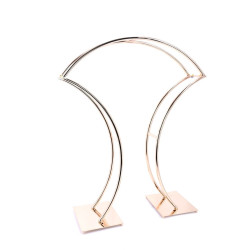 Centre de table EVA rose gold  ht 95cm location