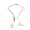 Centre de table EVA rose gold  ht 95cm location