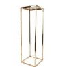 Centre de table colonne carrée OR dim. 25 X25X80 CM location