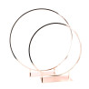 Centre de table CERCLE floral rose gold 60 cm location