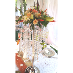 Centre de table argent jet...