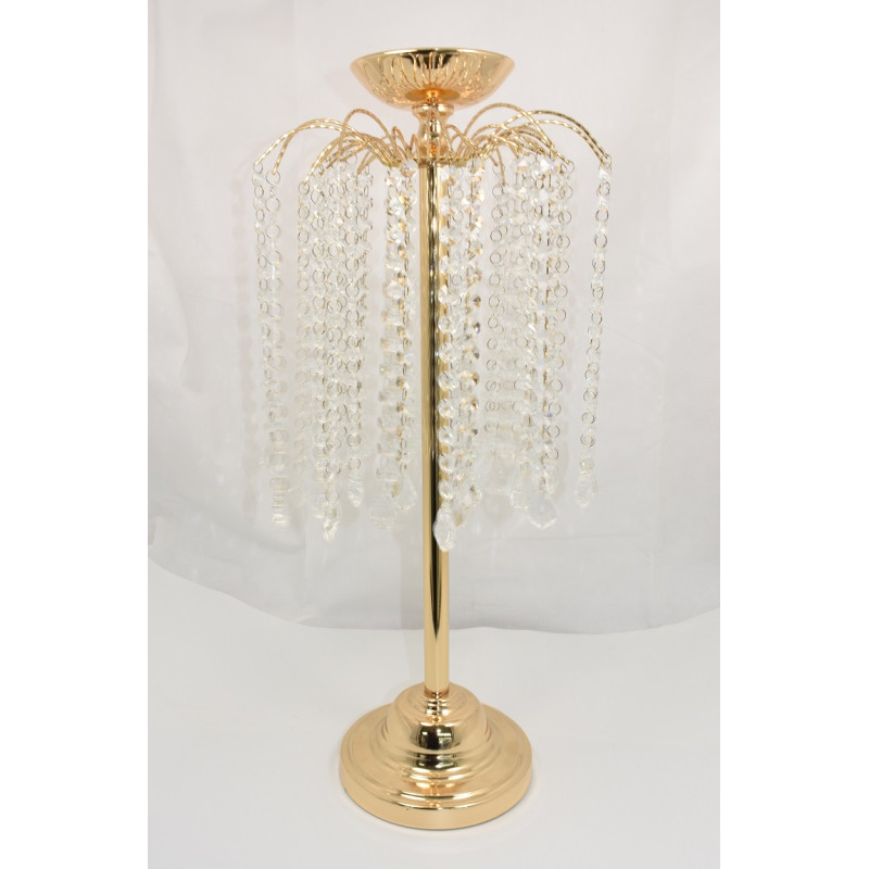 Centre de table OR jet d'eau pampille acrylique location