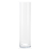 Vase en verre colonne (60 cm diam 15 cm) location