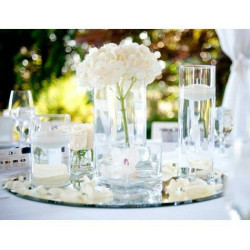Miroir rond  30 cm  centre de table location