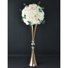 Boule fleur ROMANCY rose et ivoire  40 cm location