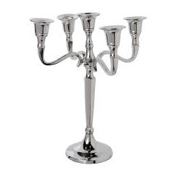 Chandelier 27 cm argent 5...