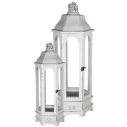 Lanterne bohême blanche...