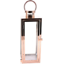 Lanterne carrée rose gold...