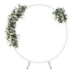 Arche ronde simple blanche diam 2M location