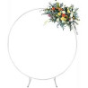 Arche ronde simple blanche diam 2M location