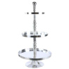 Présentoir inox à étage 3 plateaux location