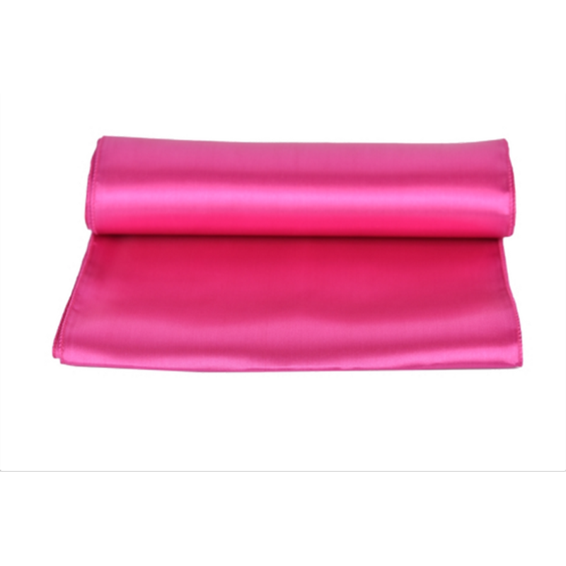 Chemin de table satin FUCSHIA long 2.75X30 CM location