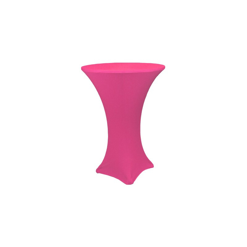 Housse mange debout lycra fushia  DIAM 80 X 110H+ lavage compris location