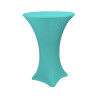 Housse mange debout lycra turquoise DIAM 80 X 110H+ lavage compris location