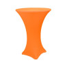 Housse mange debout lycra orange DIAM 80 X 110H+ lavage compris location