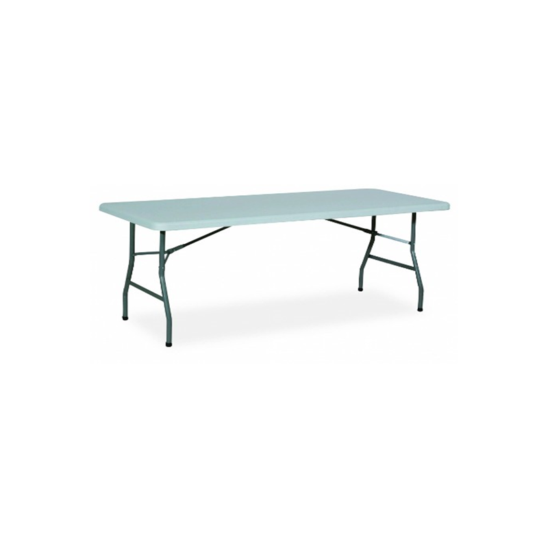 Table rectangulaire pieds repliables 8 pers 76x1.83 cm location