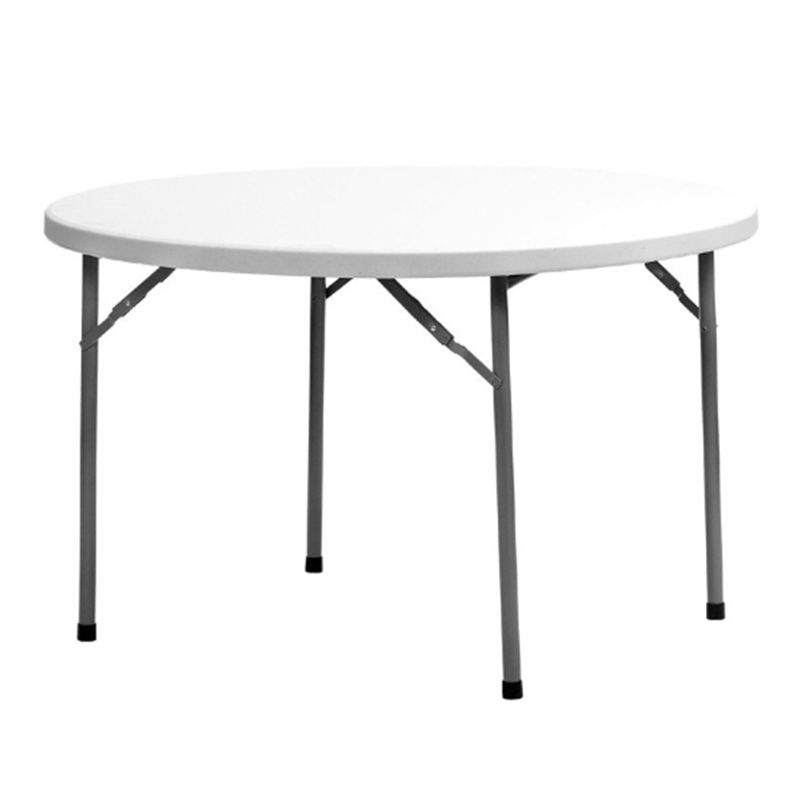 Table ronde 8 pers blanche diam 152 cm location