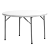 Table ronde 8 pers blanche diam 152 cm location