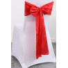 Ruban satin ROUGE pour nœud chaise 2.60X20 CM location