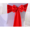 Ruban satin ROUGE pour nœud chaise 2.60X20 CM location