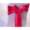 Ruban satin FUCSHIA pour nœud chaise 2.60X20 CM  location