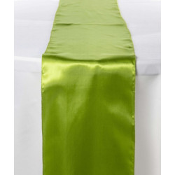 Chemin de table satin VERT...