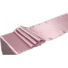 Chemin de table satin VIEUX ROSE long 2.75X30 CM location