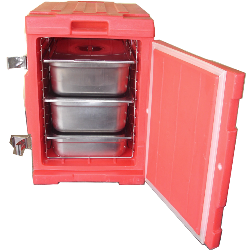 Conteneur transport repas + 2 gros bac+ 1 moyen bac inox  location