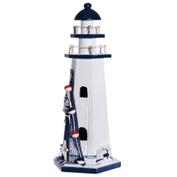 Phare  en bois et filet...